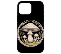 Enchanted Forest Mushroom Circle Fungi Botanical Case for iPhone 16 Pro Max