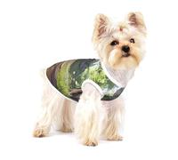 Enchanted Forest Path Premium Dog Tshirt - Soft 100% Cotton Ropa Para Perros, Perfect for Small to Medium Dogs, Stylish and Comfortable Shirts for Dogs S
