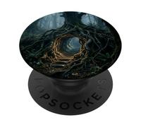 Enchanted Forest Portal Mystical Tree Root Fantasy Design PopSockets Adhesive PopGrip