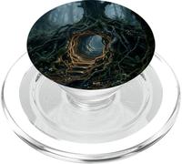 Enchanted Forest Portal Mystical Tree Root Fantasy Design PopSockets PopGrip for MagSafe