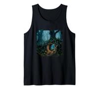 Enchanted Forest Portal Mystical Tree Root Fantasy Design Tank Top