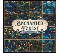 Enchanted Forest Scrapbook Paper Craft Pad: 20 Whimsical Designs, 20 Double-Side Sheets Printed on 8.5"x8.5" Sized Paper With Premium Color. Perfect ... Decoupage, Gift Wrapping, DIY and More!