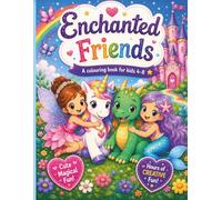Enchanted Friends: A coloring book for ages 4-8