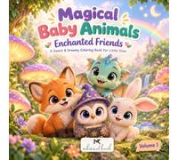 Enchanted Friends: A Sweet & Dreamy Coloring Book for Little Ones: Volume 1 (Magical Baby Animals)