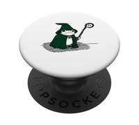 Enchanted Frog Wizard T-Shirt - Magical Toad Frogcore PopSockets Adhesive PopGrip
