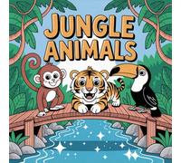 Enchanted Jungle: 100 Pages of Exotic Creatures: Discover magical animals and soothing tropical habitats.