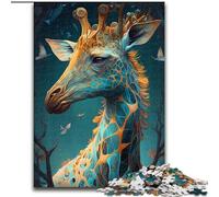 Enchanted Kingdom Giraffe 1000 Pieces Puzzles for Adults cardboard Jigsaw Perfect for Family Fun on Christmas, Thanksgiving, Birthdays & Easter size 38x26cm