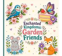 Enchanted Kingdoms: Garden Friends: Relaxing coloring book For Teens and Adults