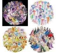 Enchanted Magic Tool Sticker Pack - 120 Glow-in-Dark PET Holographic Sheets, Waterproof Spell Tools & Princess Themes for Spellbook Journals, Wizard Crafts & Fantasy Scrapbooking
