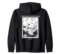 Enchanted Midsummer Night's Magic Fantasy land graphic Zip Hoodie