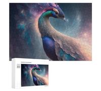 Enchanted Peacock Awe Inspiring Beauty Jigsaw Puzzle for Adults, 300 Piece