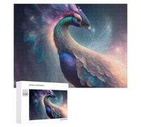 Enchanted Peacock Awe Inspiring Beauty Jigsaw Puzzle for Adults, 500 Piece