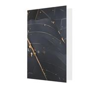 Enchanted Plant Leaves Greeting Card, 4x6 Inches, Heart-Shaped Envelope Packaging, &Suitable For All Occasions.