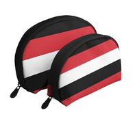 Enchanted Plant Leaves Moon Cosmetic Bag, Travel Makeup Pouch, Portable Waterproof Cosmetic Pouch for Girls Women., Yemeni Flag, One Size