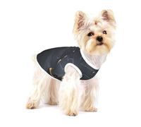 Enchanted Plant Leaves Small Dog Cotton Vest Small - Breathable, Comfortable Pet Shirt for Cats and Dogs