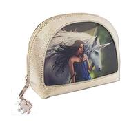 Enchanted Pool - Gothic Fantasy Girl & Unicorn Lenticular 3D Make Up Bag by Anne Stokes