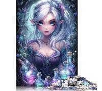 Enchanted Potion Keeper Puzzles for Adults Wooden Puzzles Educational Game for Children As A 1000pcs (75x50cm)