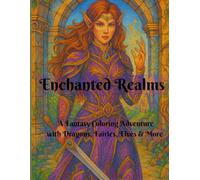 Enchanted Realms: A Fantasy Coloring Adventure with Dragons, Fairies, Elves & More