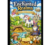 Enchanted Realms: A fantasy colouring adventure