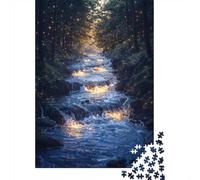 Enchanted River 1000-Piece Puzzle for Adults, 52x38cm/1000pcs; White Pieces with A Smooth Surface; Shared Family Time Around The Table