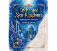 Enchanted Sea Kingdoms: Fantasy Ocean Coloring Book for Adults | 25 Magical Underwater Scenes for Relaxation and Stress Relief
