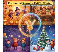 Enchanted Seasons: Fall To Winter: Magical Halloween, Thanksgiving, Christmas & New Year Coloring Book: Holiday Magic for Kids Ages 4-8 - Fun ... Year! (Enchanted Seasons Coloring Adventures)