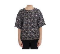 Enchanted Sicily Silk Blouse with Key Print - female - Dolce & Gabbana - Blouses - Multicolor - XS - Blouses & Shirts XS