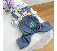 Enchanted Starry Night Blue Wedding Tutu Dress for Dogs