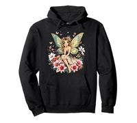 Enchanted Summer Flower Fairy Fantasy Mystical Butterflies Pullover Hoodie