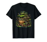 Enchanted Toad House Fantasy Frog Swamp Village T-Shirt