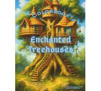 Enchanted Treehouses - A Whimsical Adult Coloring Book with 70 Magical Treehouse Designs, Reflection Pages & Flat-Side Layout: Relaxing ... Single-Sided Print (Colorbook Coloring Books)