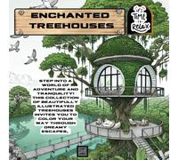 Enchanted Treehouses: Step into a world of adventure and tranquility! This collection of beautifully illustrated treehouses invites you to color your way through dreamy escapes,