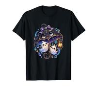 Enchanted Umbrella Ghost Shelter Friend Arched Portrait T-Shirt
