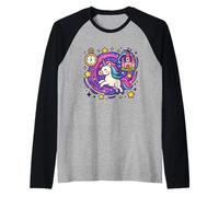 Enchanted Unicorn Castle Dream Adventure Raglan Baseball Tee