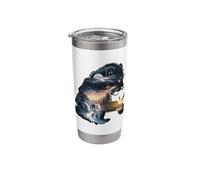 Enchanted Waterfall Forest with Moon Fairy Cub Stainless Steel Insulated Tumbler