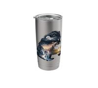 Enchanted Waterfall Forest with Moon Fairy Cub Stainless Steel Insulated Tumbler