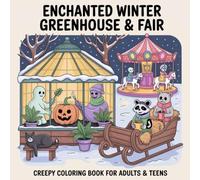 Enchanted Winter Greenhouse & Fair: Coloring Book for Adults & Teens Featuring Cozy Monsters & Ghosts in Magical Winter Scenes for Relaxation (Cozy ... Coloring Adventures for Adults & Teens)