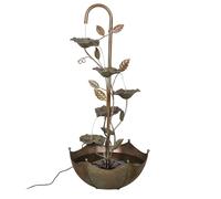Enchanted Zinc Umbrella Cascade Water Feature 96cm Primrose Grey One Size
