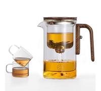 Enchanti Tea Witchcraft Teapot, Enchanting Tea Pot Magic Tea Pot, Magic Glass Teapot with Strainer (520 ml + 2 Cups)