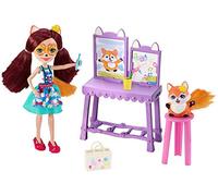 Enchantimals Art Studio Playset with Easel and Felicity Fox Doll 6-Inch