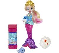 Enchantimals Bubblin’ Atlantia Mermaid Bubble Maker Doll (7-in) with Dolphin Animal Figure, Great Gift for Kids Ages 3 and Up, HFT24