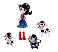 Enchantimals Cambrie Cow Doll with Ricotta & Family