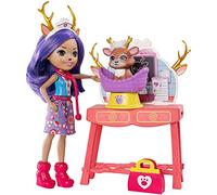 Enchantimals Caring Vet Doctor Playset with Accessories - Danessa Deer Doll (6 Inch) and Sprint Animal Figure