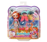 Enchantimals Sunshine Island And Flamingo Family Mini Doll