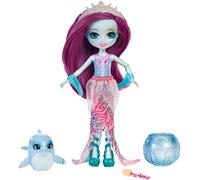 Enchantimals FKV55 Dolce Dolphin doll with Colour change hair