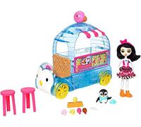 Enchantimals FKY58 Wheel Frozen Treats Preena Penguin Doll and Playset, Various Colours