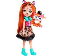Enchantimals FRH39" Tanzie Tiger Doll and Tuft Figure Playset, Multi-Colour, One Size