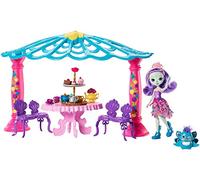 Enchantimals FRH49 Garden Gazebo Playset with Patter Peacock Doll and Flap Figure, Multi-Colour