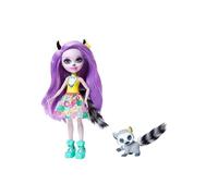 Enchantimals GFN44 Larissa Lemur Doll (6-in) & Ringlet Animal Friend Figure, Multicolour