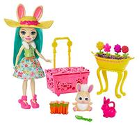 Enchantimals GJX33 Blooms PLAYSET with Fluffy Bunny Doll & MOP